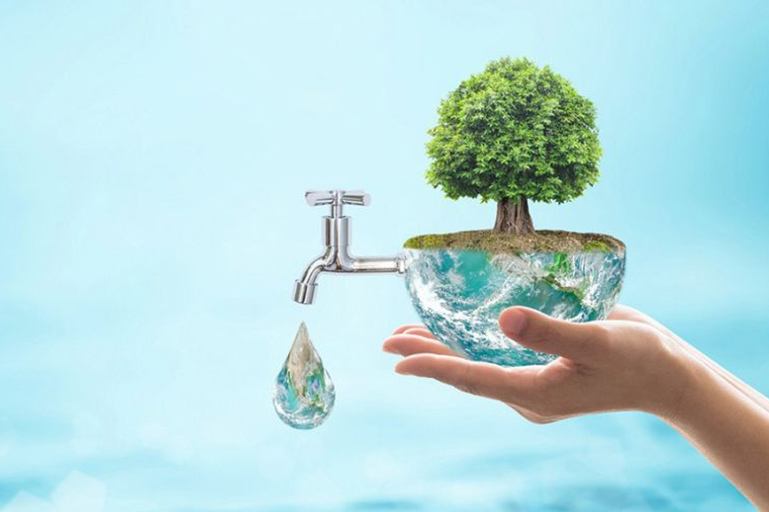 We receive water from earth