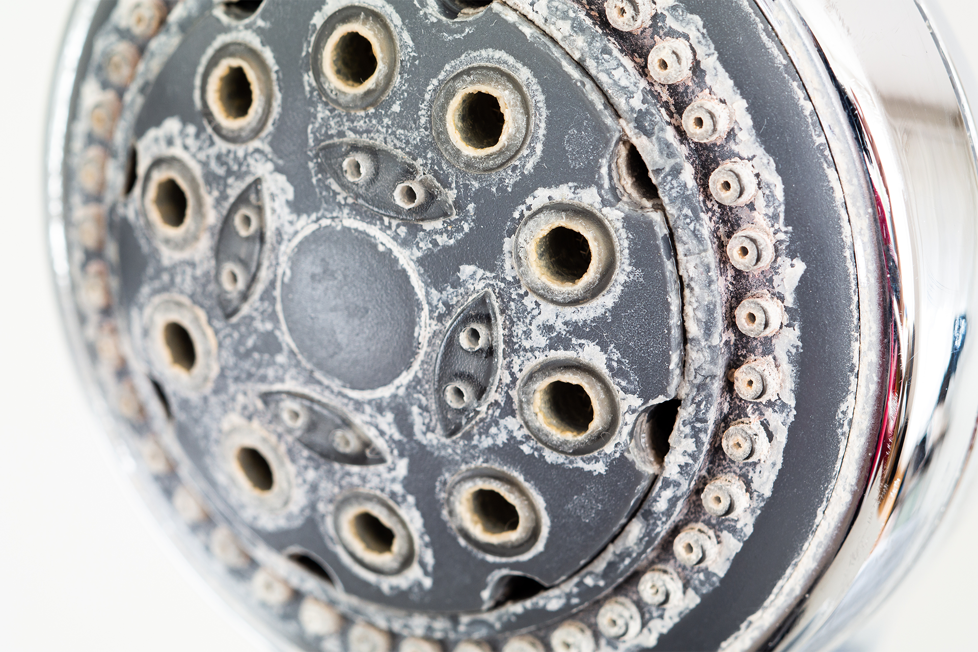 Hard Water effects on shower